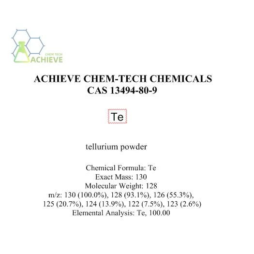 Tellurium Powder Cas 13494-80-9