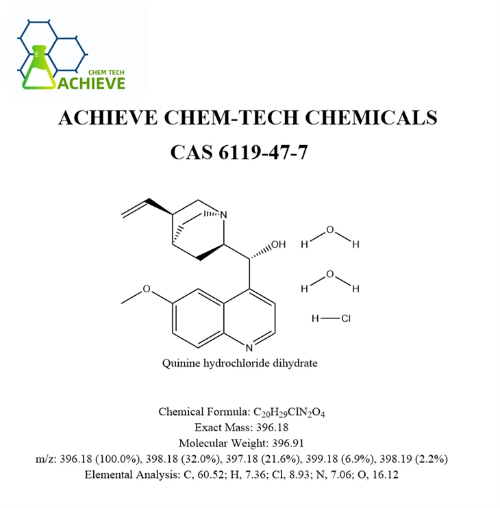 Quinine Hydrochloride Dihydrate CAS 6119-47-7